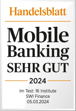 Handelsblatt Vivid Mobile Banking Testsieger