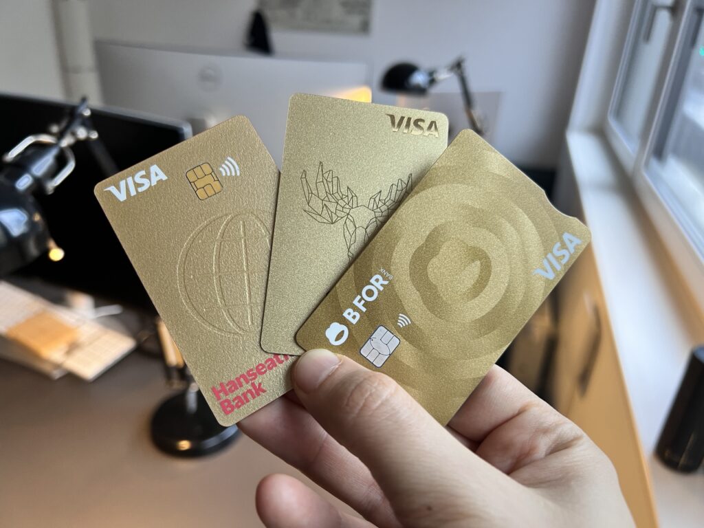 Goldene Kreditkarten im Test